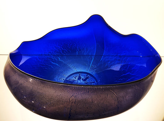 Wave Bowl Dark Blue