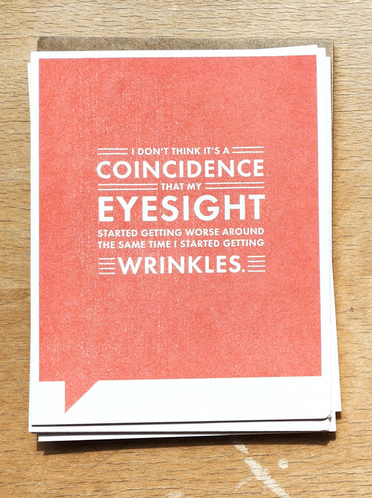 F&F Coincidence Eyesight Card