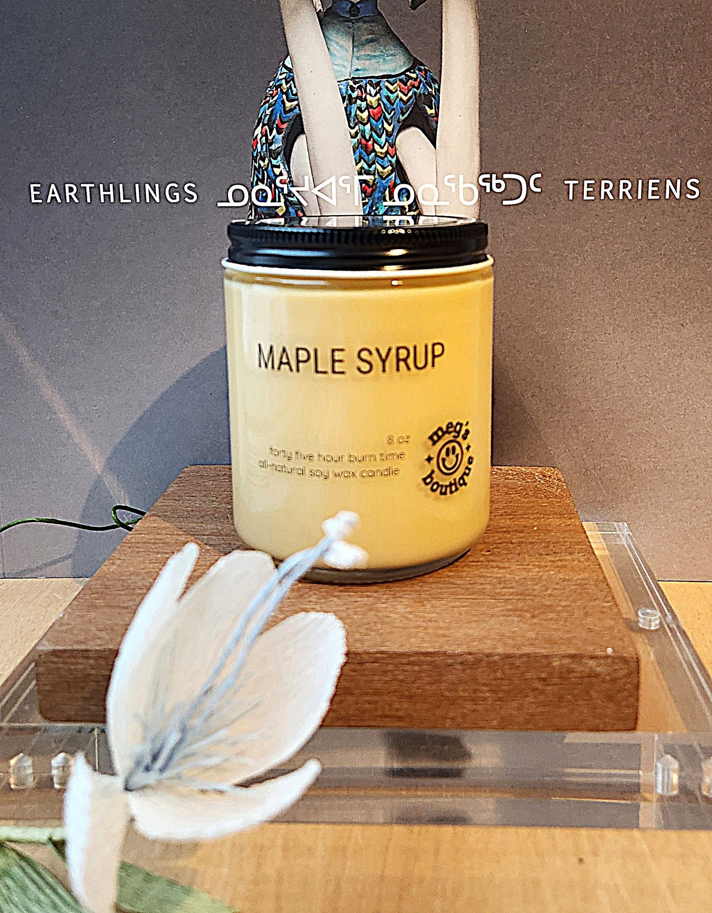 Maple Syrup 8oz Candle