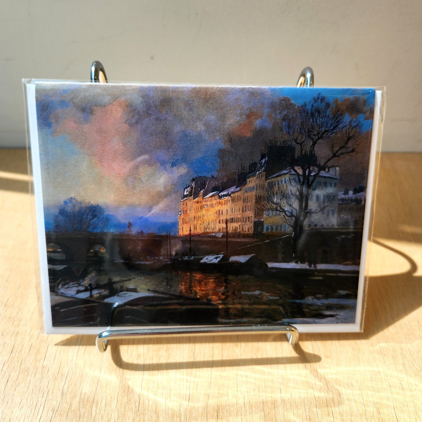 Paris Winter Seine Notecard