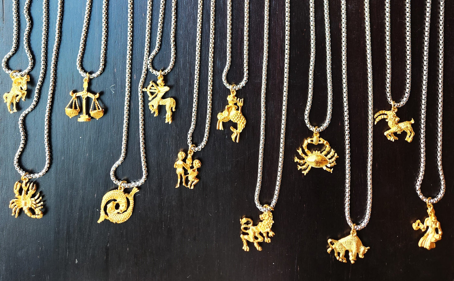 AGH ❤ Par Ici Zodiac Charm Necklace