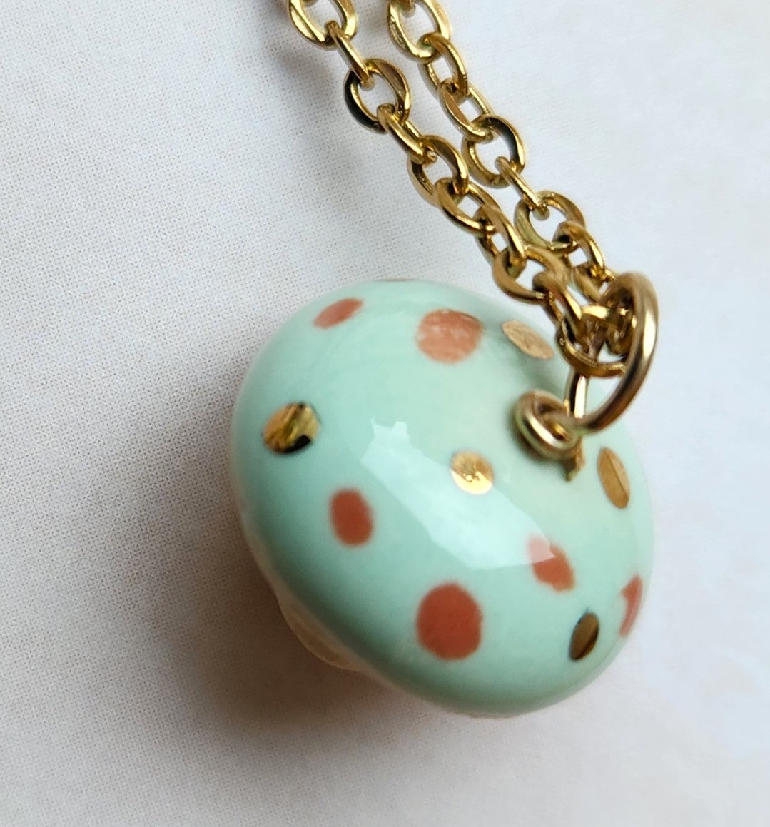 Tiny Mushroom Necklace