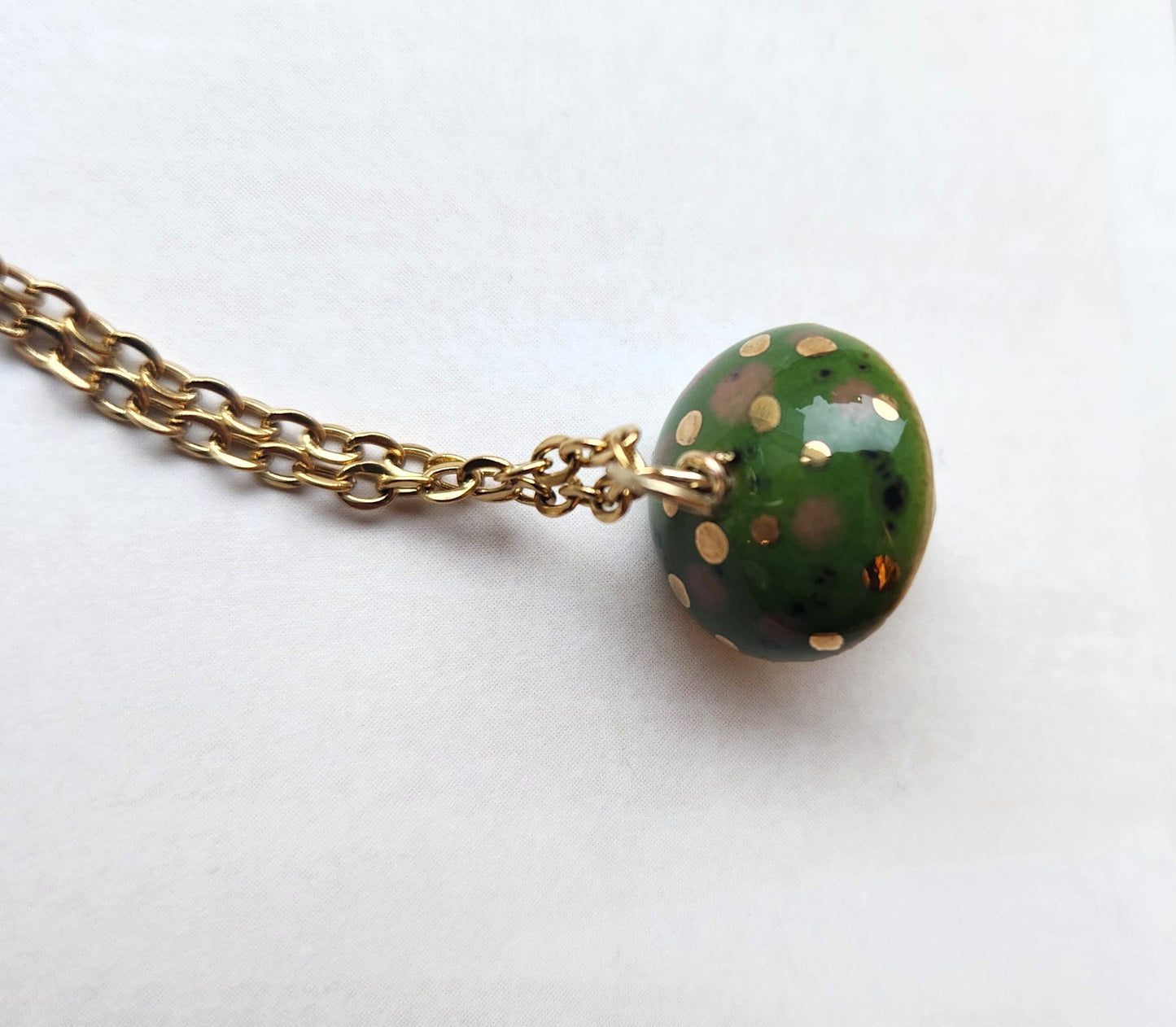 Tiny Mushroom Necklace