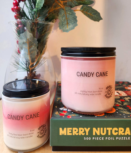 Candy Cane 16oz Candle