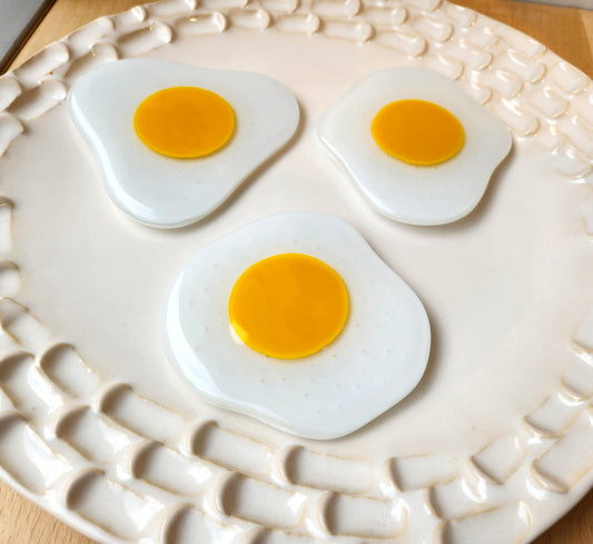 Glass Egg Coasters