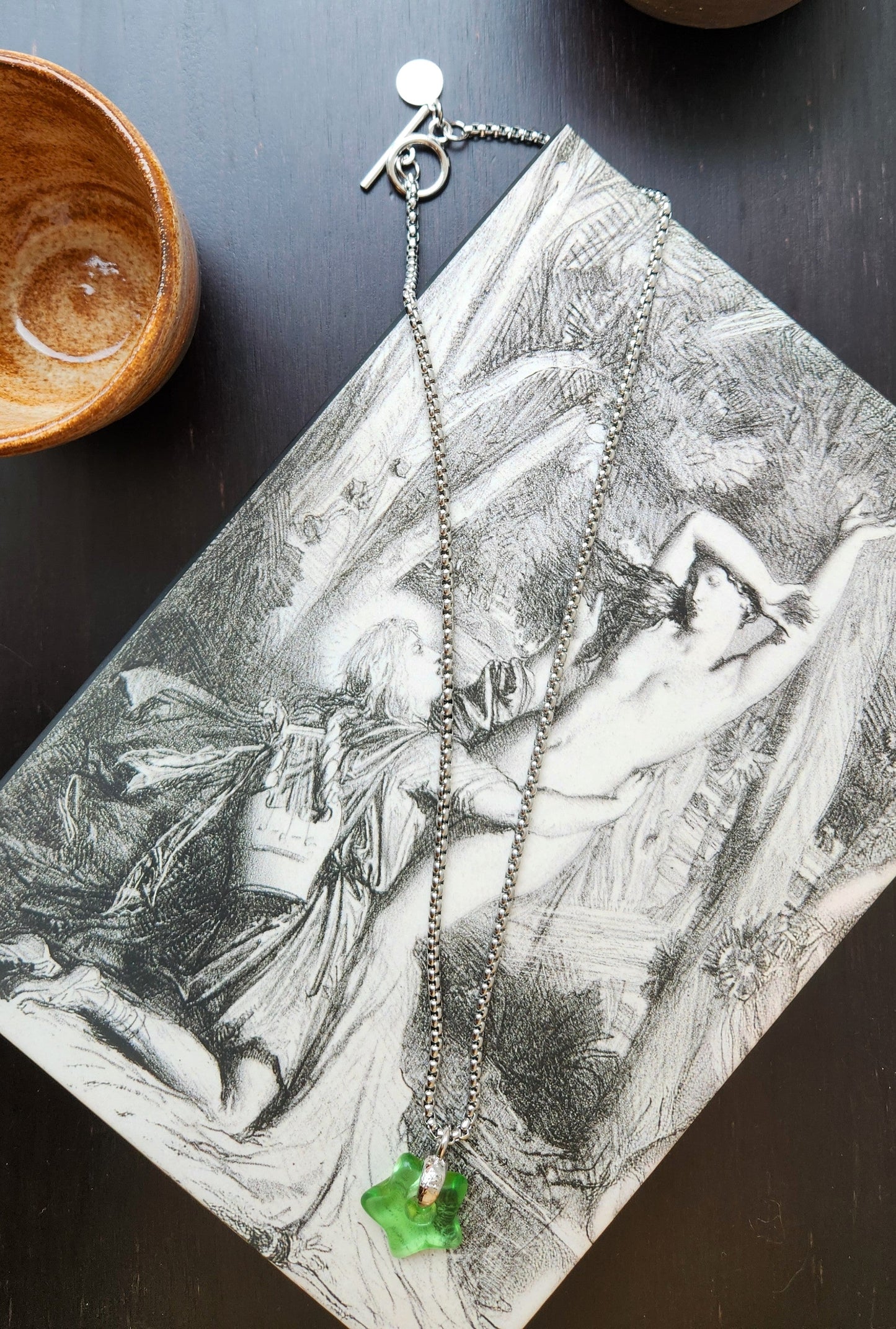 Mint Star Charm Necklace