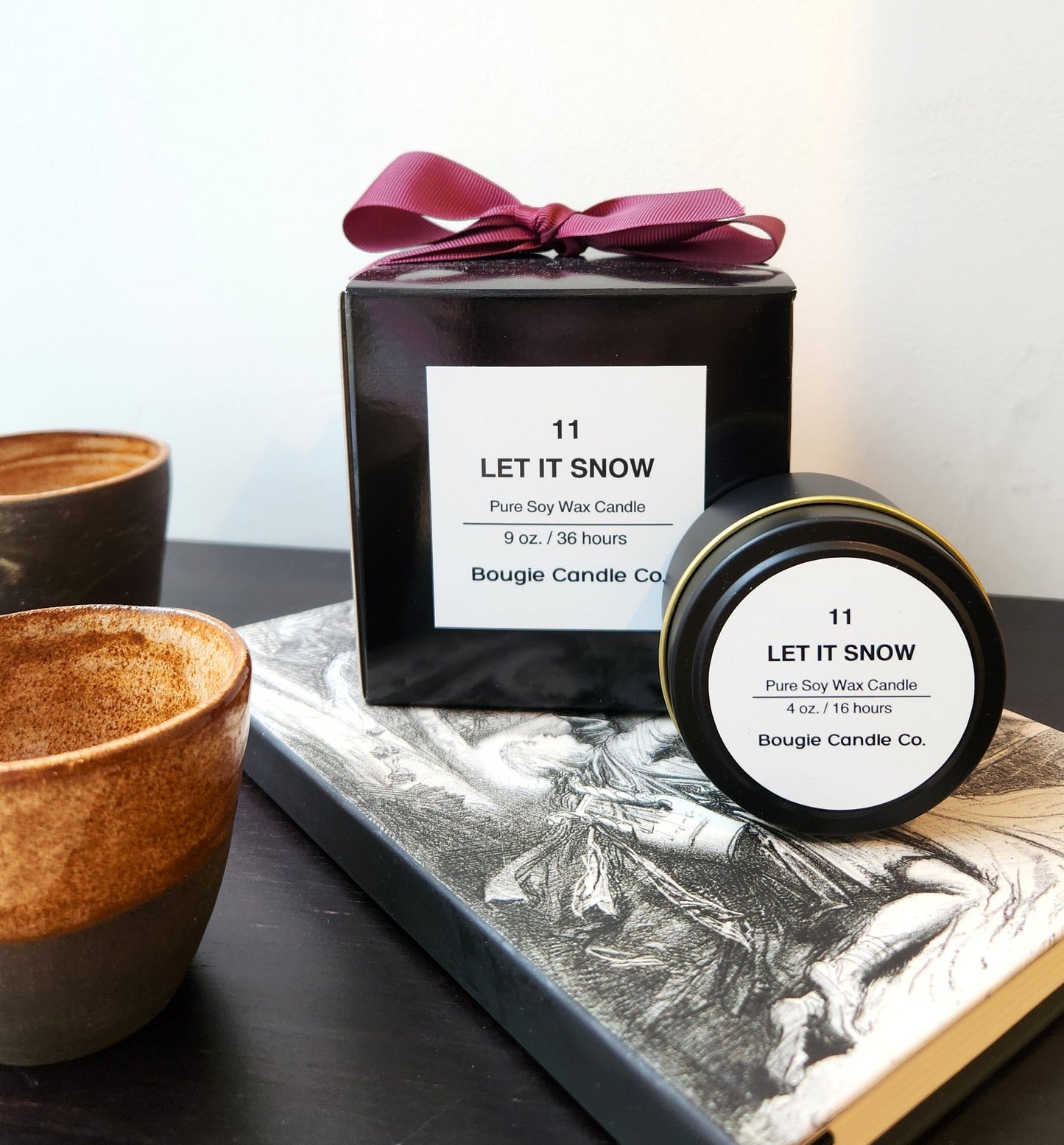 Let It Snow Gift Candle