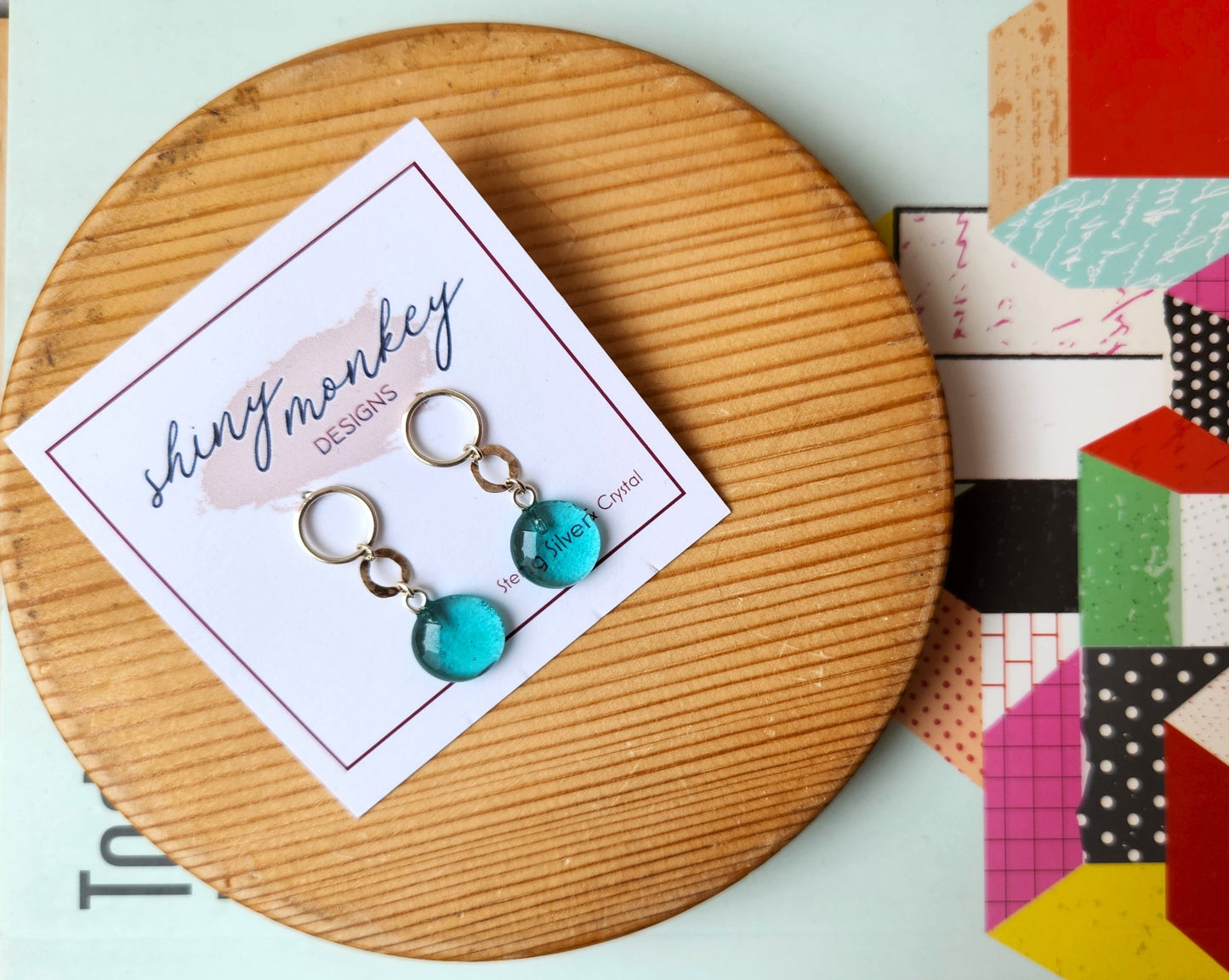 Shiny Monkey Earrings