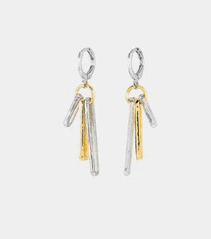 Flamma Two Tone Earring