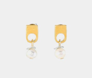 Nemris Two Tone Earring