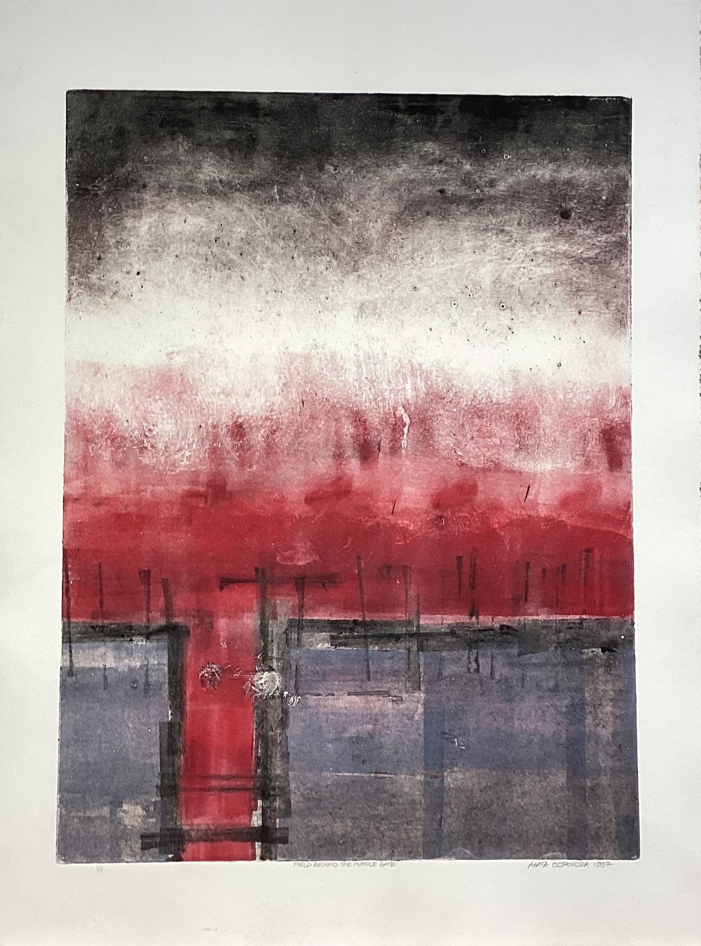 Agata Ostrowska - field beyond the purple gate 1/1 (AO20)