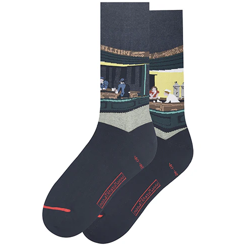 Sm Nighthawks Art Socks