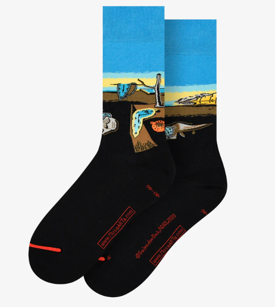 Lg Persistence of Memory Art Socks