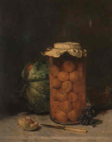 Bottled Apricots Poster