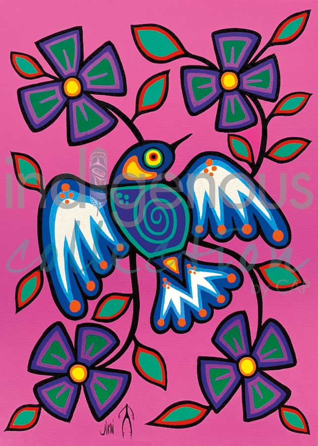 Blue Bird Card