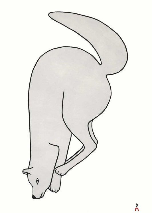 Leaping Fox Art Card