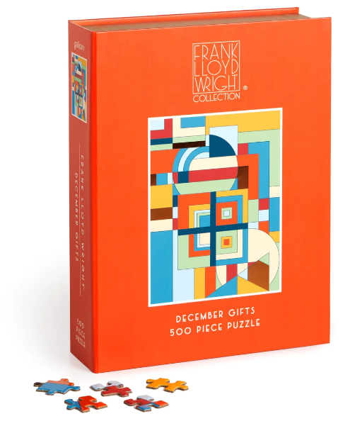 FLW December Gifts 500 Piece Book Puzzle