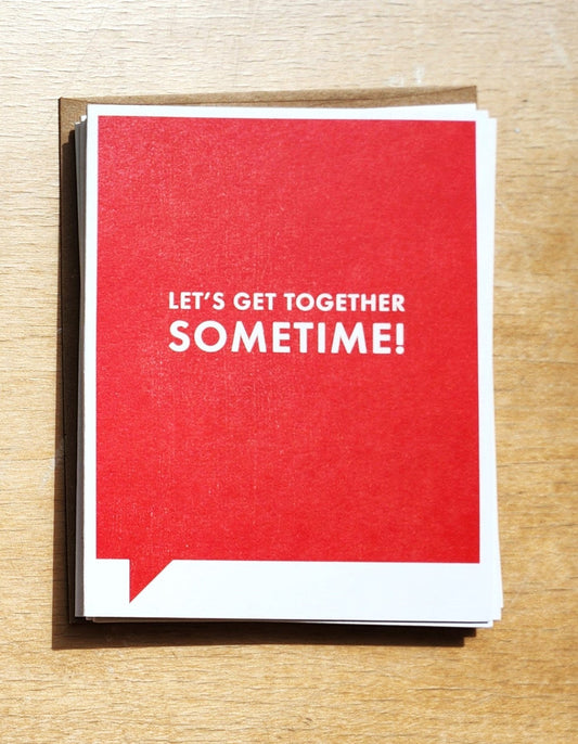 F&F Card - Let's Get Together