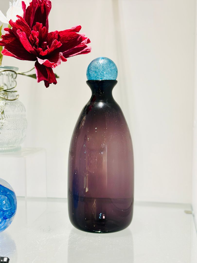 Violet Aqua Decanter