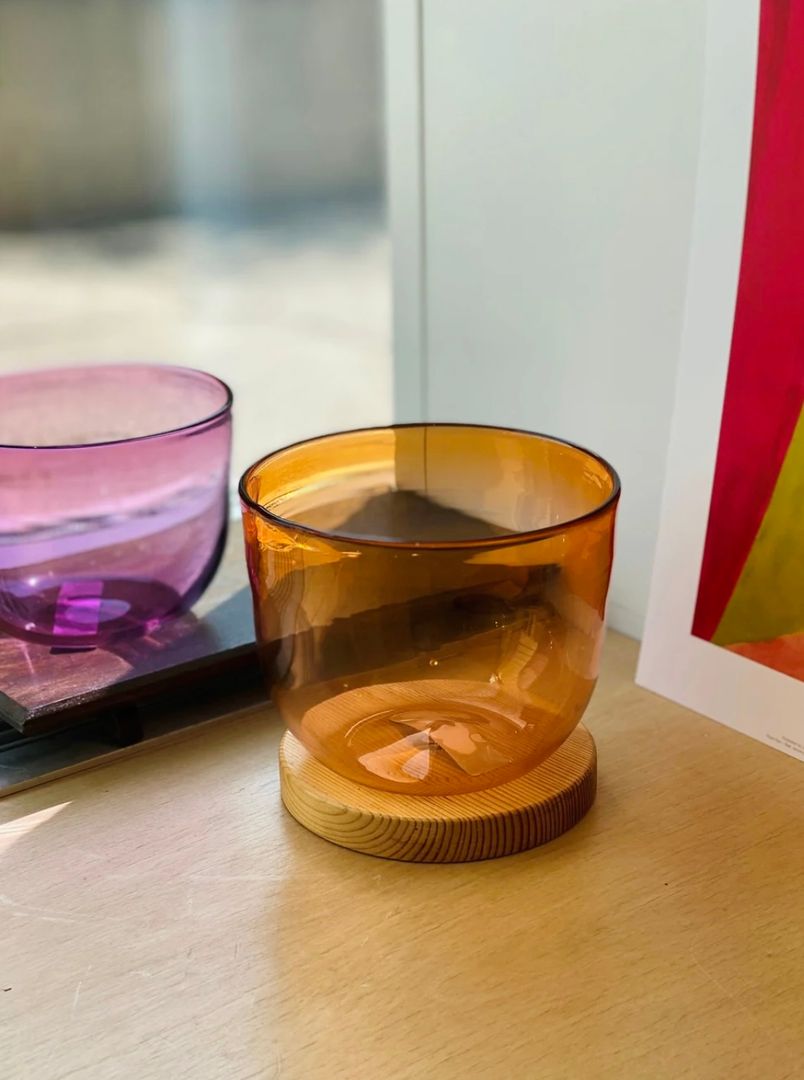 Tangerine Glass Bowl 5.5"