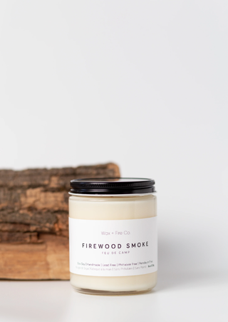 8oz Firewood Smoke Soy Candle