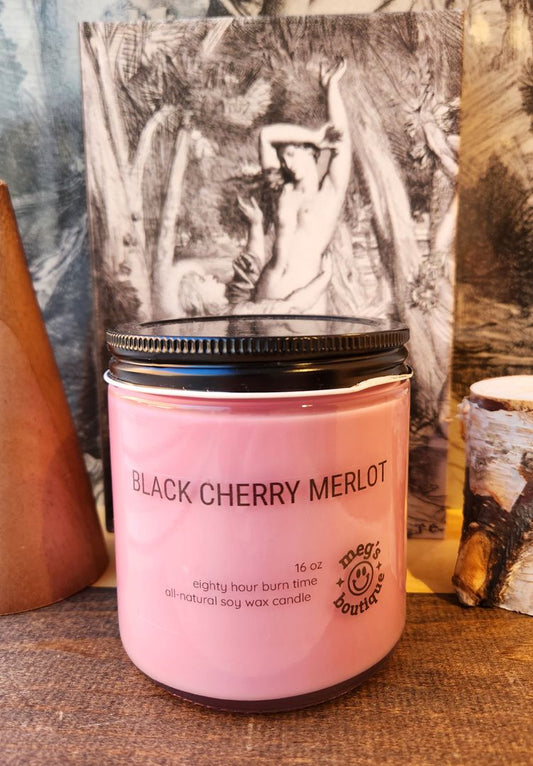 Black Cherry Merlot 16oz Candle