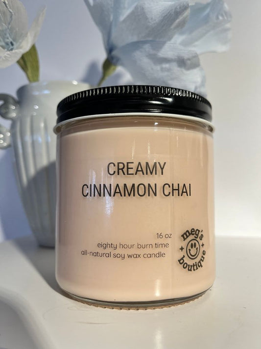 Creamy Cinnamon Chai 16oz Candle