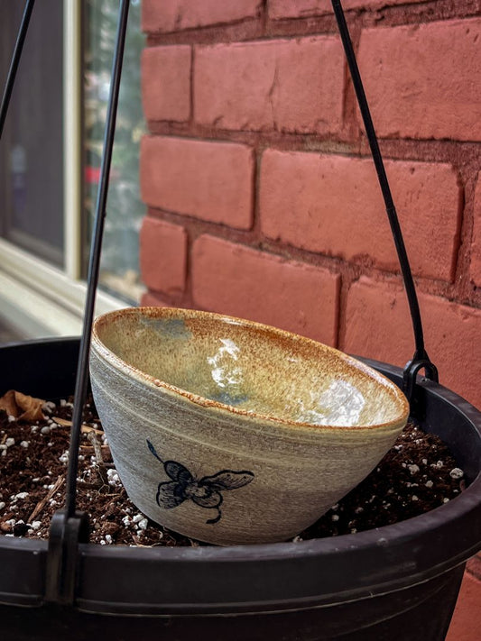 Grey Butterfly Bowl