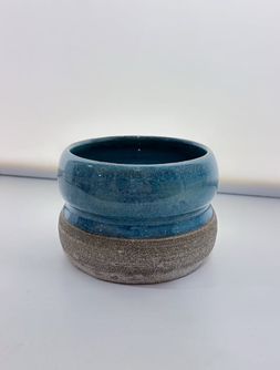Ocean Blue Bubble Plant Pot (Medium/Small)