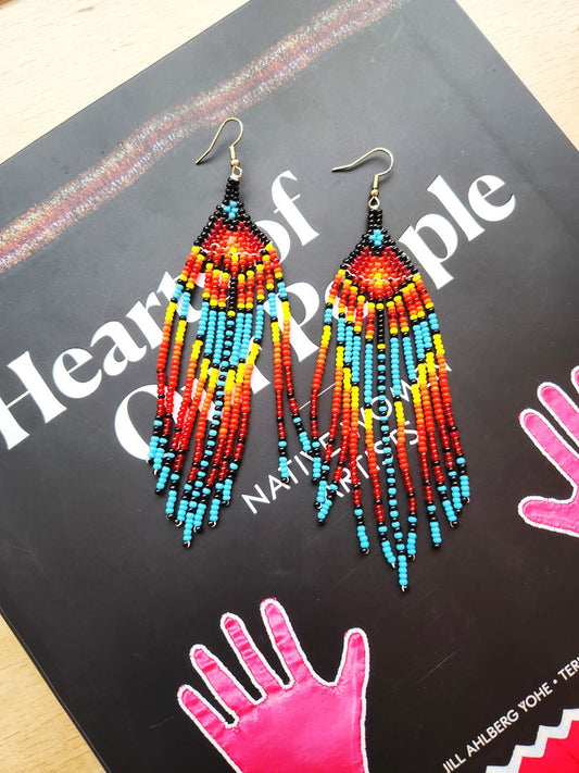 Sunrise Fringe Earring