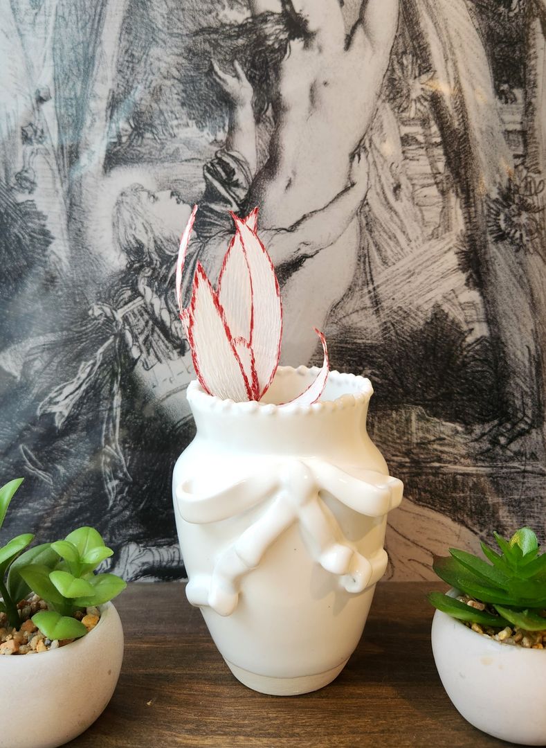 Vase w/Bow
