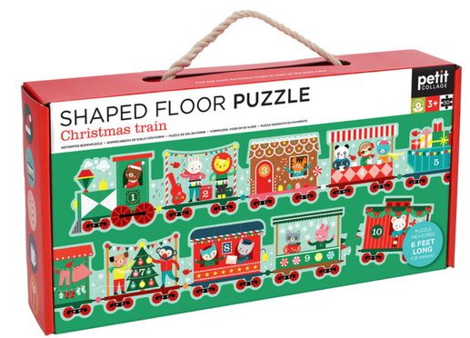 Christmas Train Shaped Floor Puzzle