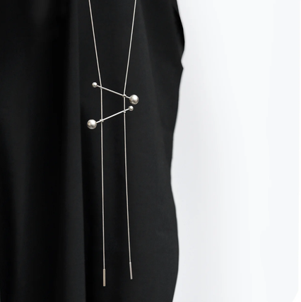 Joggle Necklace in Silver