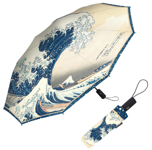 Great Wave Folding Travel Umbrella