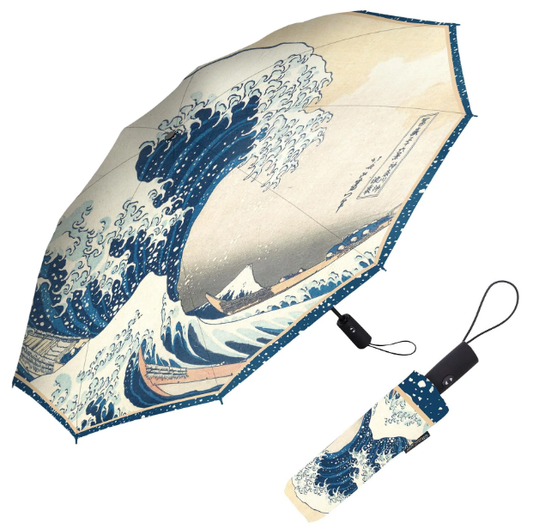 Great Wave Folding Travel Umbrella