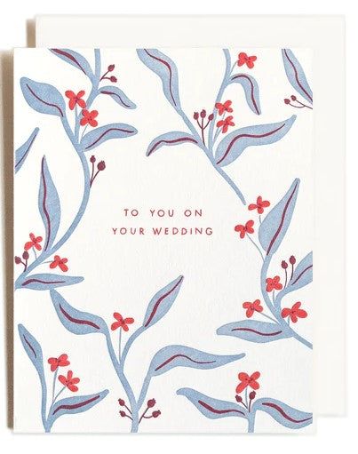 To You Wedding Card