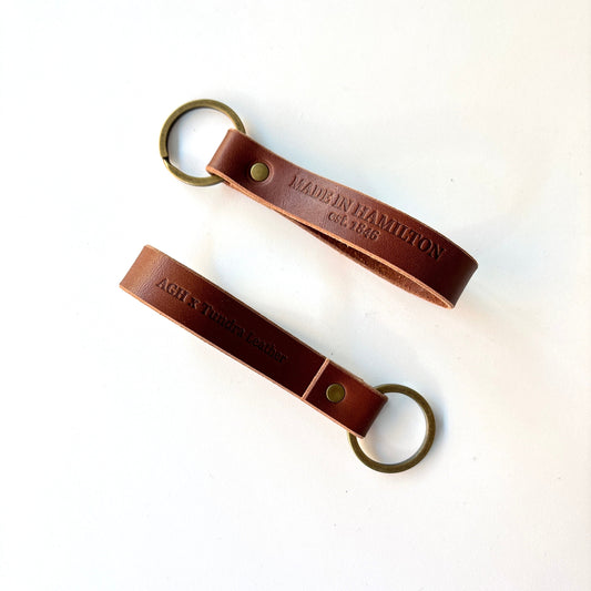 AGH x Tundra Leather Made in Hamilton Keychain