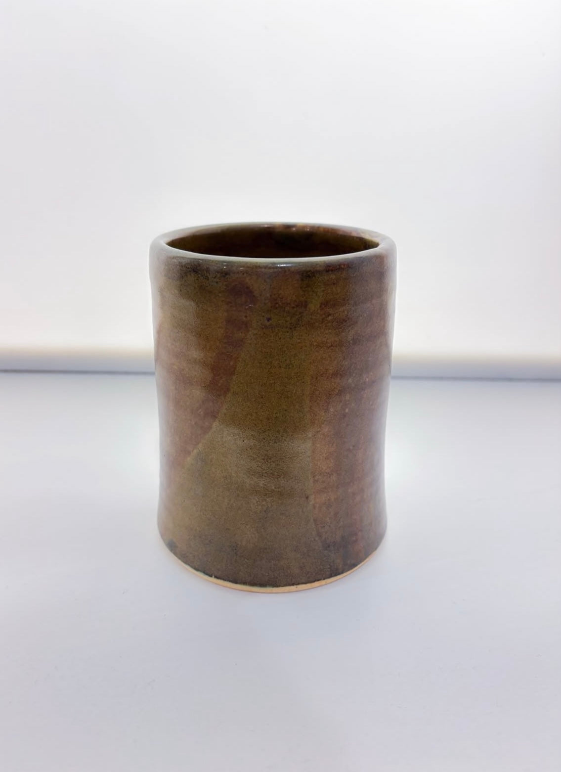 Burnt Sandstone/Rustic Stone Green Plant Vase (Medium)