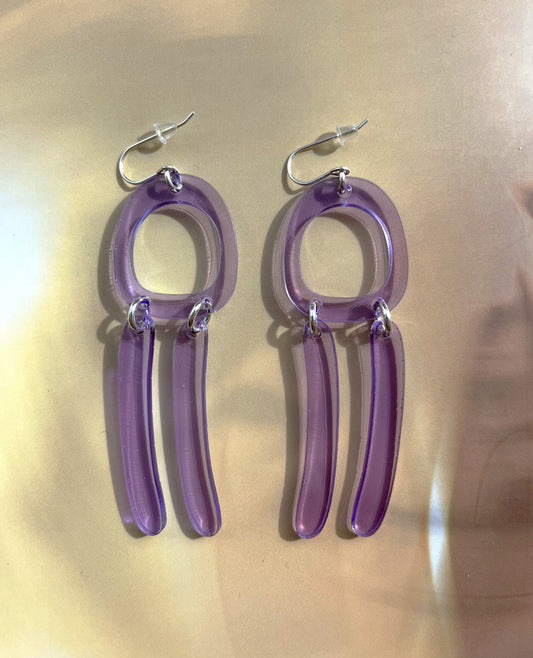 Double Bar Mini Earrings