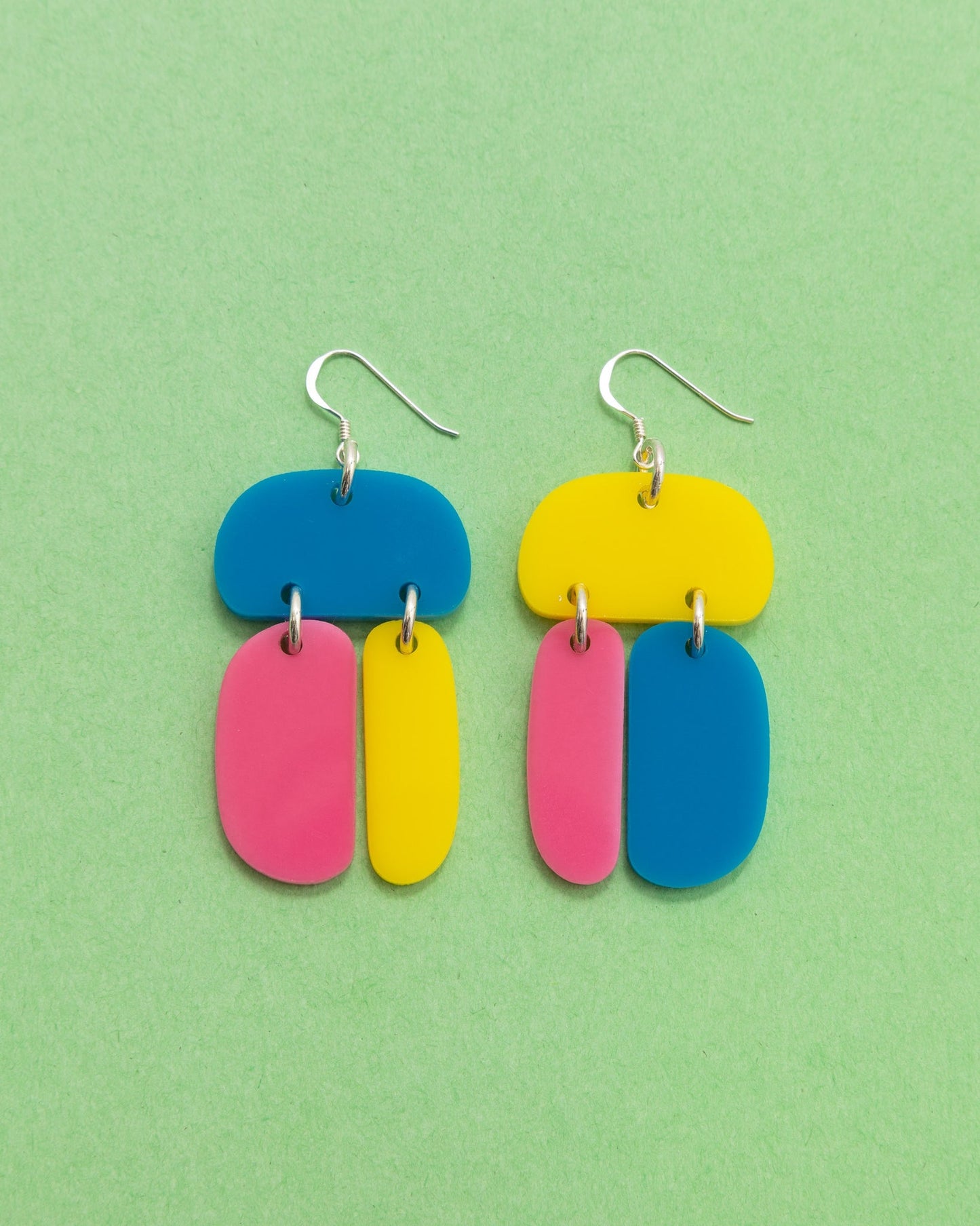 Remixed Ovoid Trio Earrings