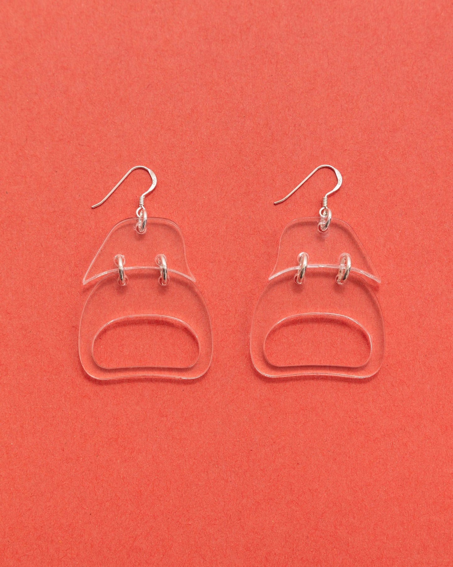Hollow Ovoid Mini Earrings