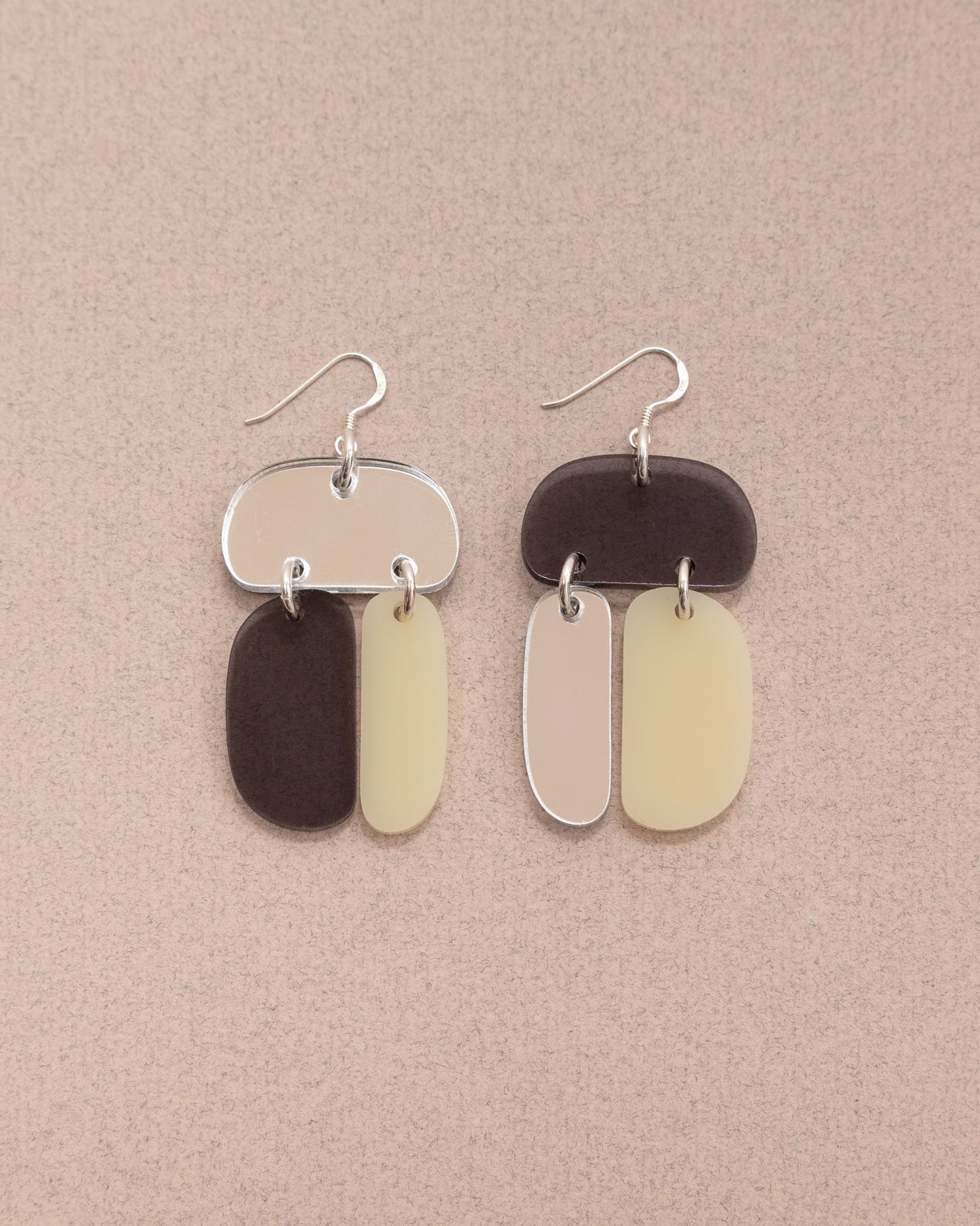 Remixed Ovoid Trio Earrings
