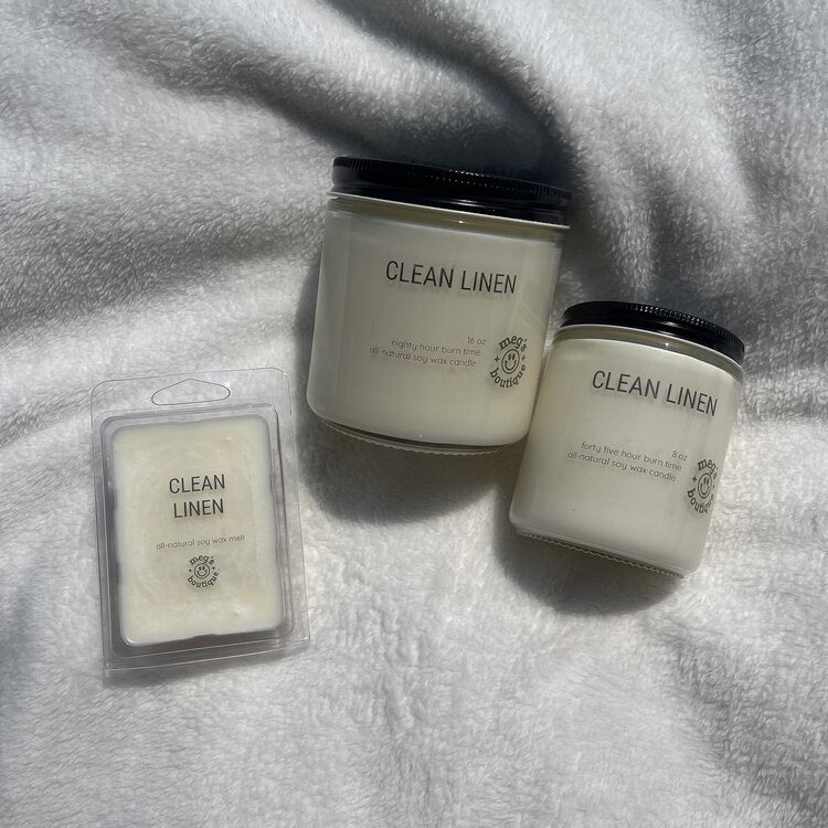 Clean Linen 16oz Candle