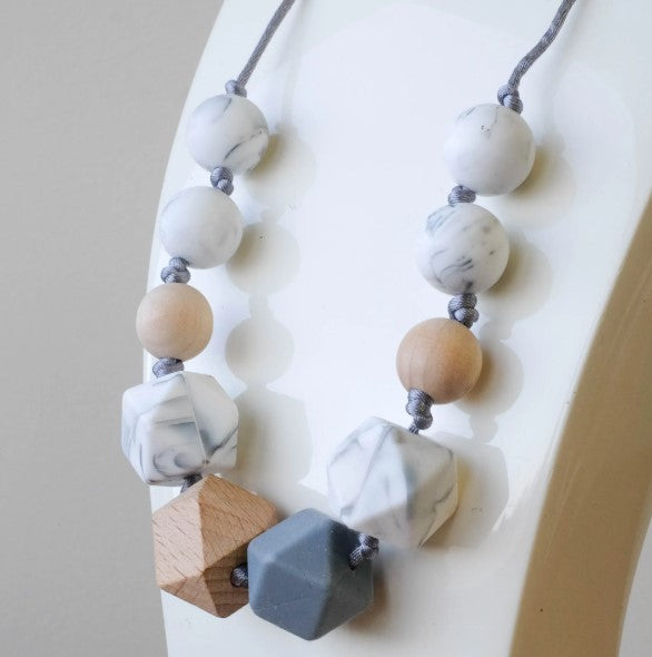 Ethan Necklace Marble/G