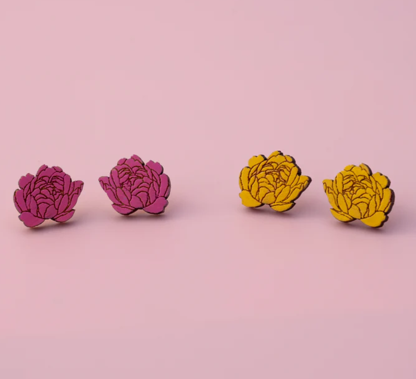 Peony Studs