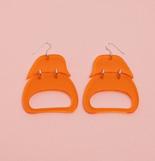 Hollow Ovoid Earrings