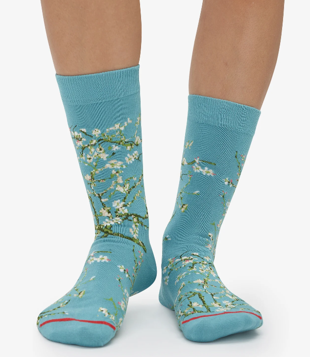 Sm Almond Blossom Art Socks