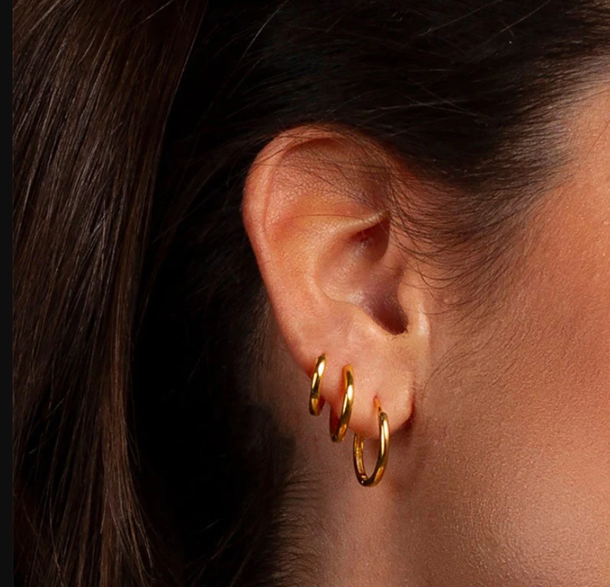 Trio Hoop Earrings