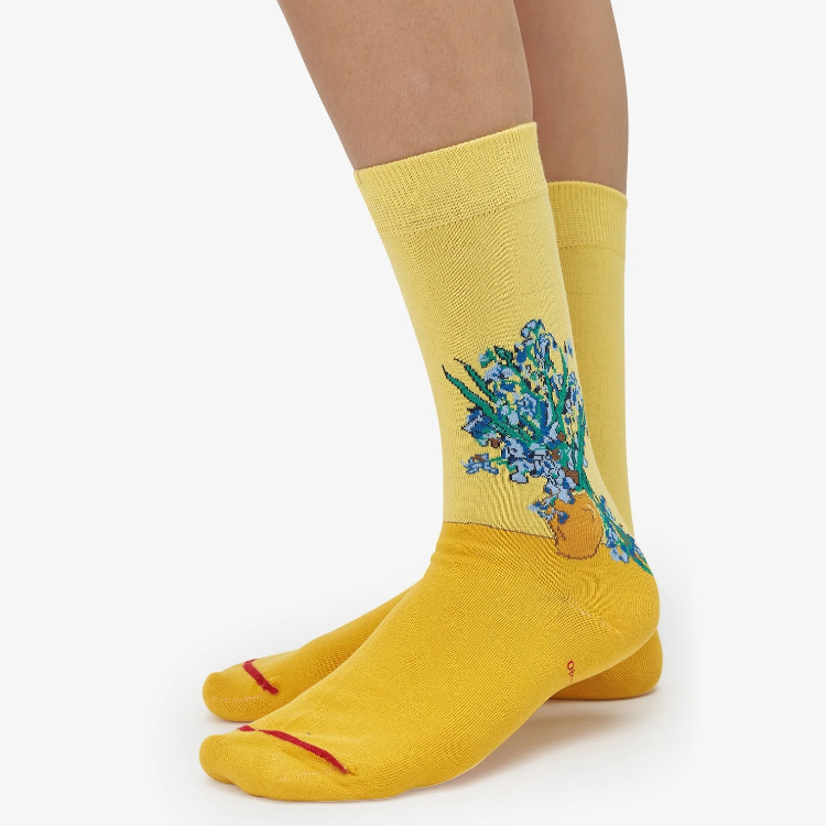 Sm Sunflowers Art Socks