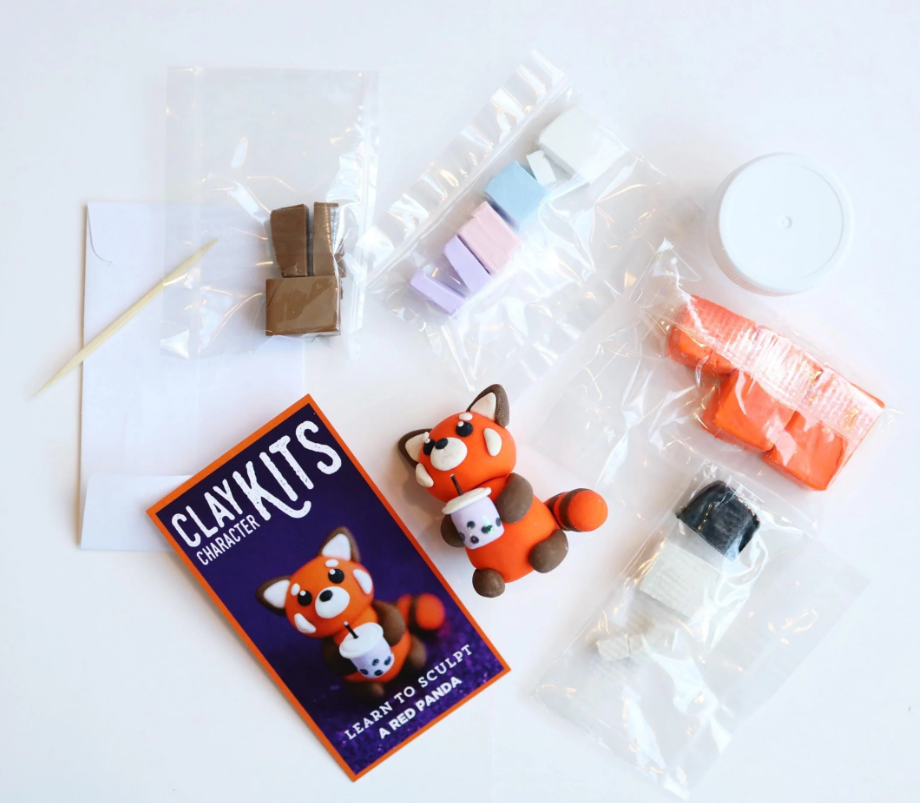 Red Panda DIY Polymer Clay Kit
